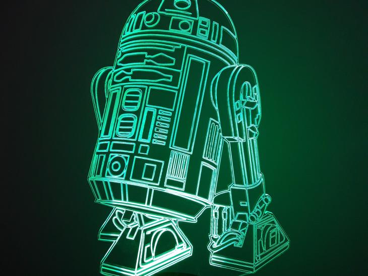 Fotografía R2D2 Verde